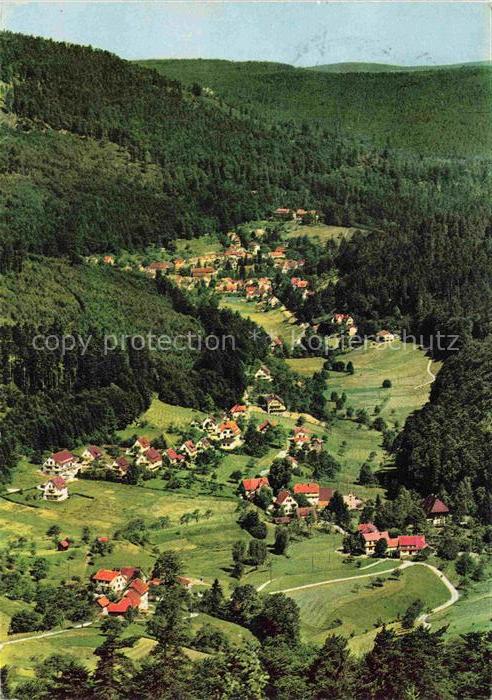 Gaistal Bad Herrenalb BW Panorama