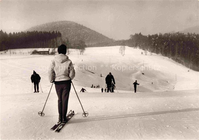 Herrenalb BAD HERRENALB BW Winterpanorama Skipiste