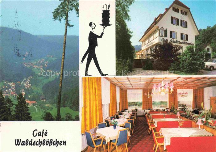 Herrenalb BAD HERRENALB BW Cafe Waldschloesschen Panorama Gastraum