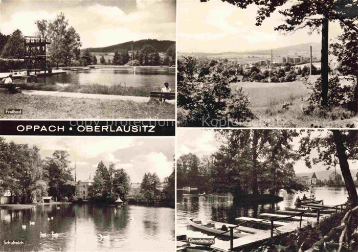 Oppach Picka Oberlausitz Sachsen Freibad Panorama Schulteich Gondelteich