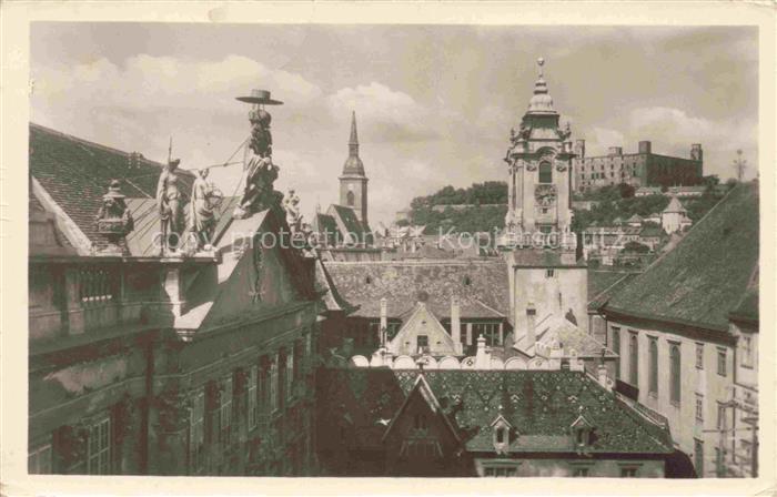 BRATISLAVA Pressburg Pozsony SK Teilansicht
