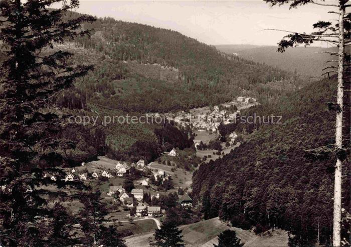 Gaistal Bad Herrenalb BW Panorama