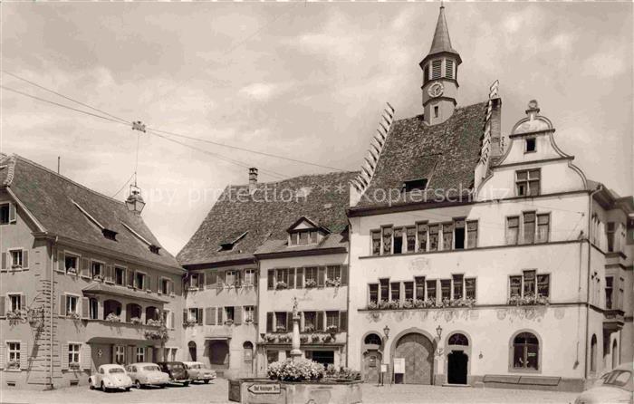 Staufen  Breisgau Rathaus historisches Fauststaedtchen am Fusse des Belchen