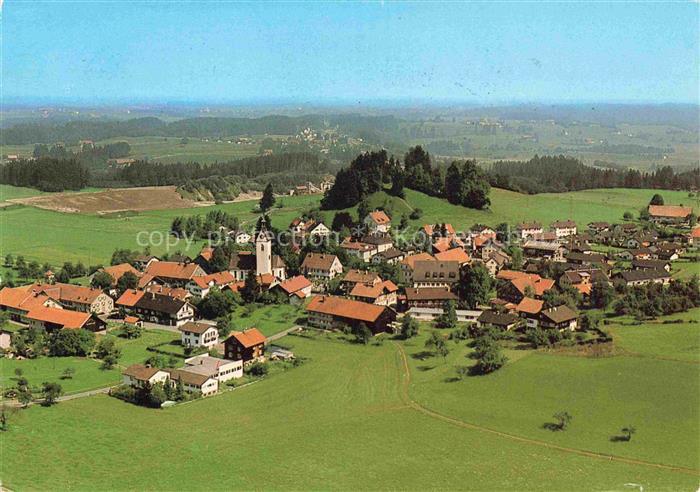 Ellhofen Allgaeu Weiler-Simmerberg Bayern Fliegeraufnahme