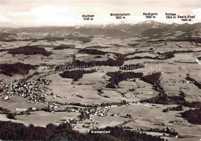 Weiler Allgaeu Panorama Luftkurort und Rheuma-Kurbad Alpen