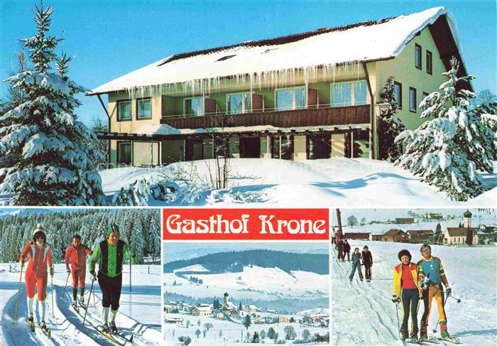 Oberreute Lindau Bayern Gasthof Krone Wintersport Langlauf Skilift