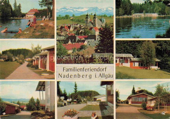 Nadenberg Allgaeu Lindenberg Bayern Familienferiendorf Bungalows Badesee Ortsans