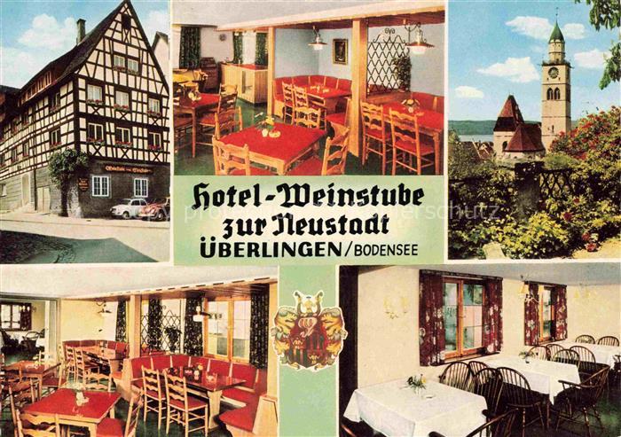ueberlingen Bodensee BW Hotel Weinstube zur Neustadt Gastraeume Fachwerkhaus Kir