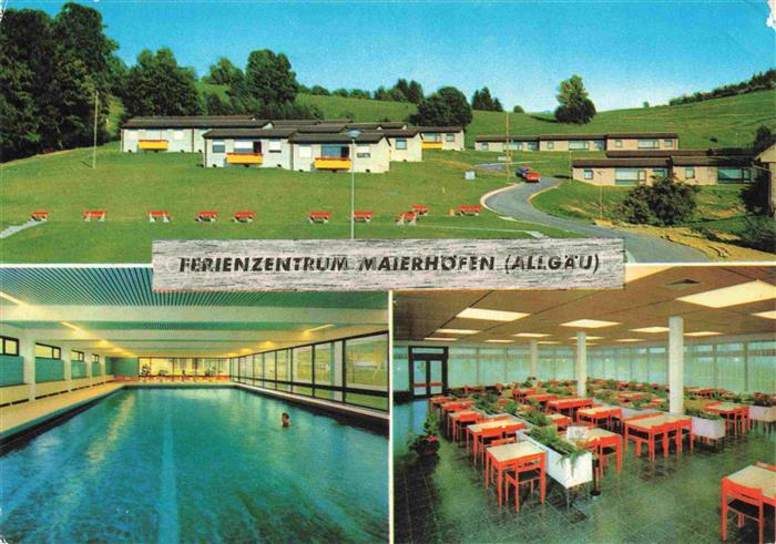Maierhoefen Allgaeu LINDAU Bayern Ferienzentrum Speisesaal Hallenbad