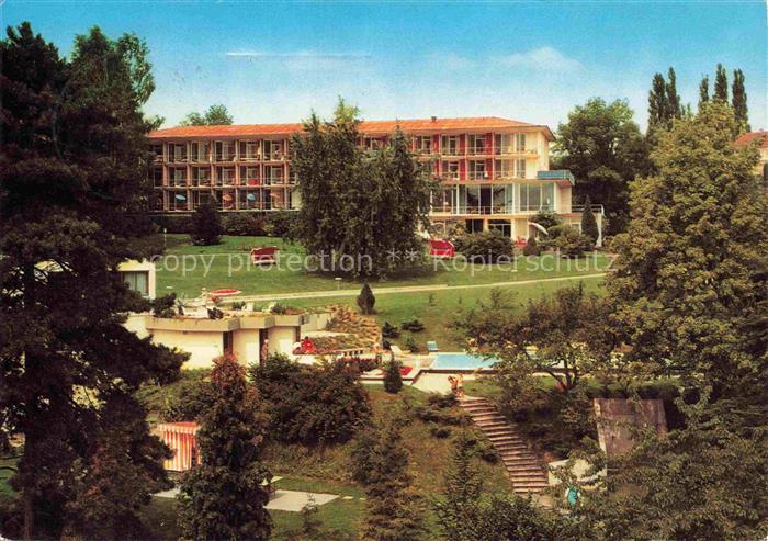 ueberlingen Bodensee BW Buchinger-Klinik Parkanlagen Swimming Pool