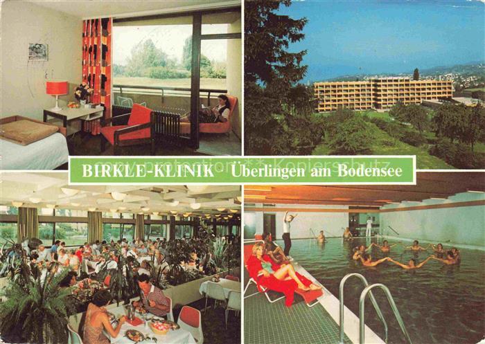 ueberlingen Bodensee BW Birkle-Klinik Patientenzimmer Restaurant Hallenbad