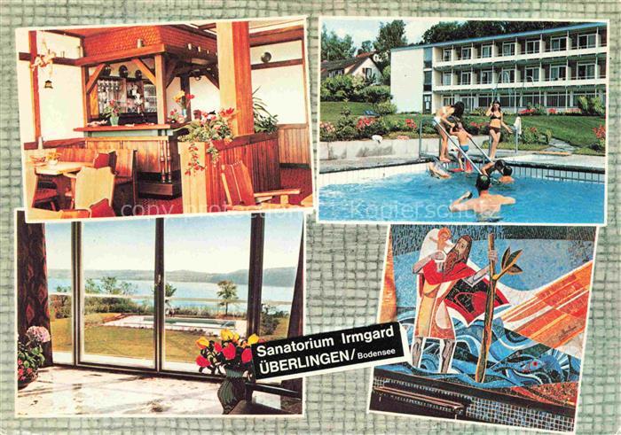 ueberlingen Bodensee BW Sanatorium Irmgard Gastraum Swimming Pool