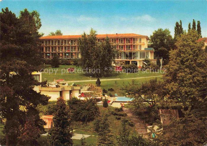 ueberlingen Bodensee BW Buchinger-Klinik Parkanlagen Swimming Pool