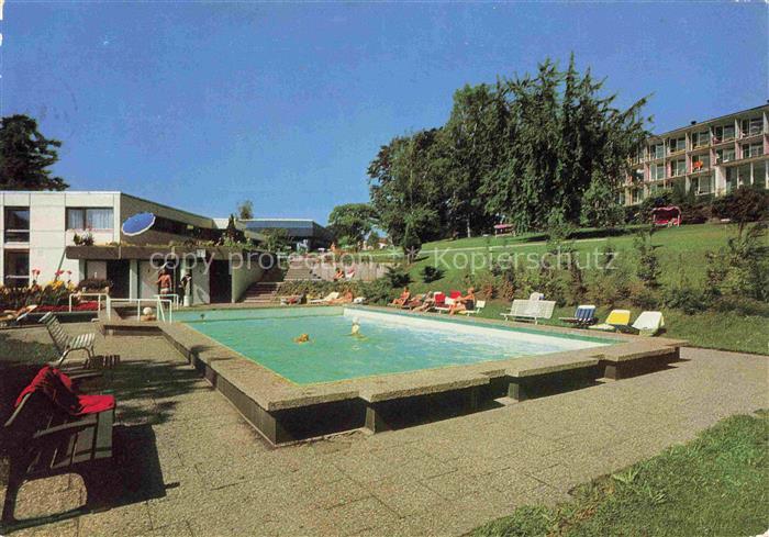 ueberlingen Bodensee BW Buchinger-Klinik Parkanlagen Swimming Pool