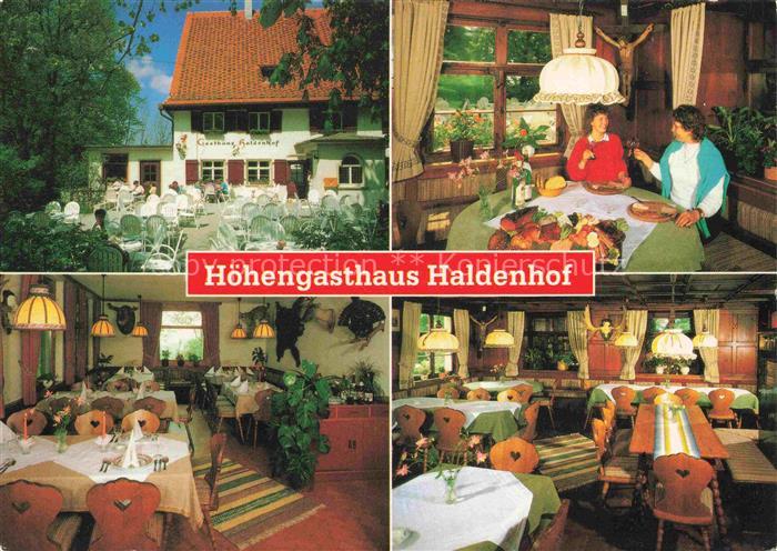 Bonndorf ueberlingen Bodenseekreis BW Hoehengasthaus Haldenhof Restaurant Terras