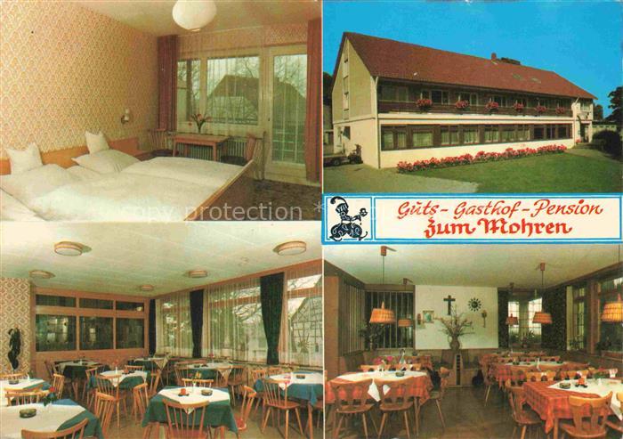 Limpach Deggenhausertal BW Guts-Gasthof Pension zum Mohren Gastraeume Fremdenzim