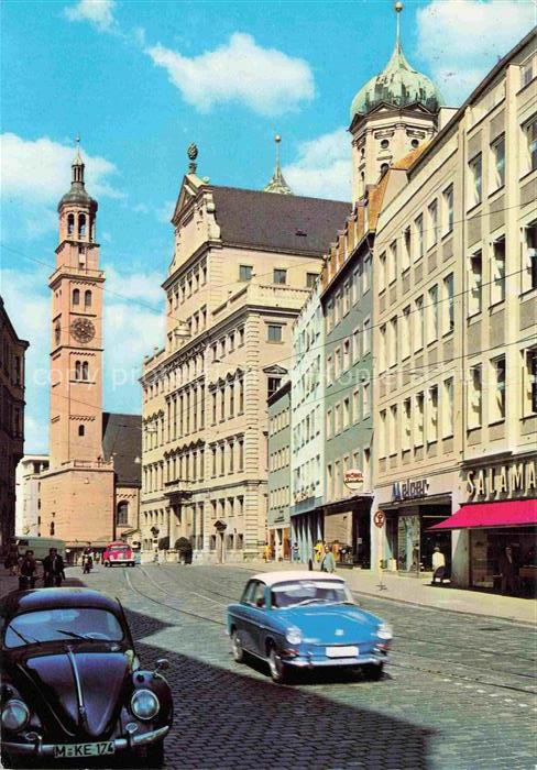 AUGSBURG  CITY Rathaus und Perlachturm