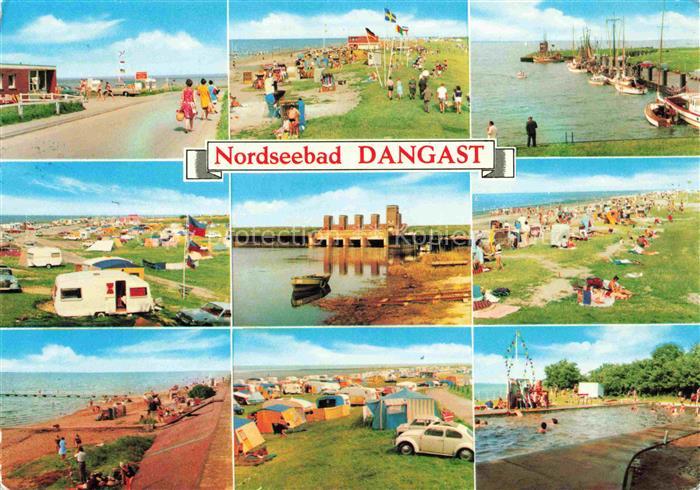 Dangast Nordseebad Varel Niedersachsen Strandleben Campingplatz Freibad