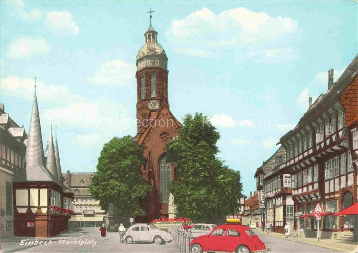 Einbeck Niedersachsen Marktplatz Kirche