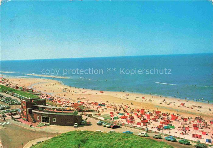 EGMOND  AAN ZEE NL Kuestenpanorama Strand Gaststaette