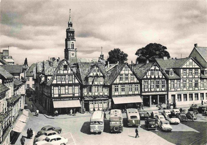 CELLE  Niedersachsen Grosser Plan und Stadtkirche
