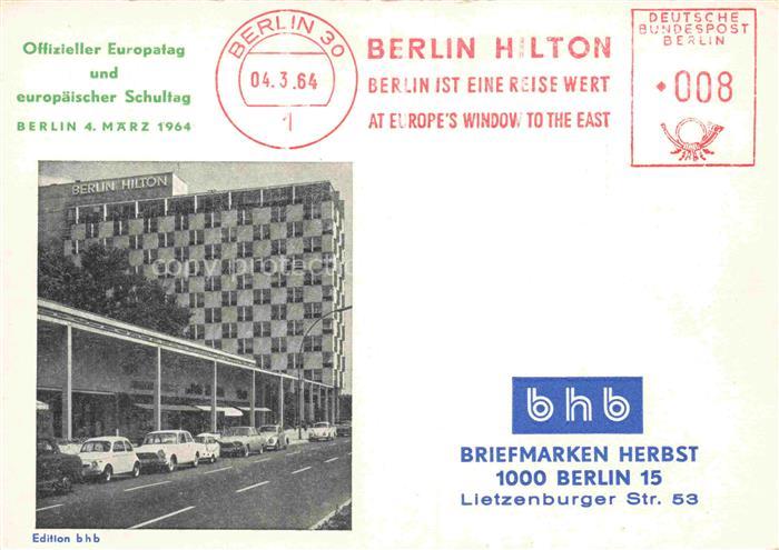 BERLIN  CITY Berlin Hilton Offizieller Europatag und europaeischer Schultag