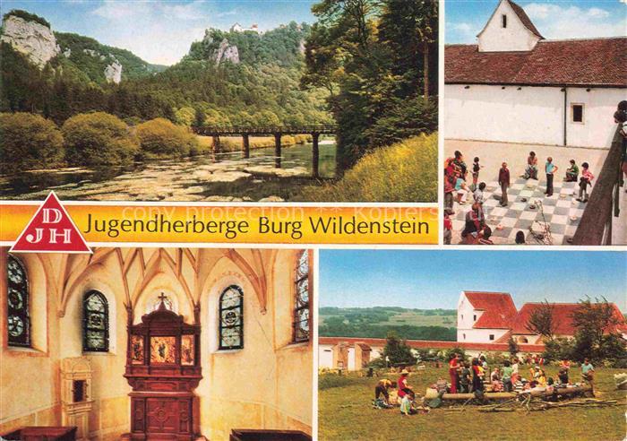 Leibertingen Jugendherberge Burg Wildenstein Kapelle Bodenschach Partie an der D