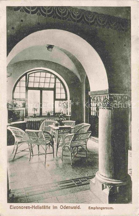 Lindenfels Odenwald Hessen Eleonoren Heilstaette Empfangsraum