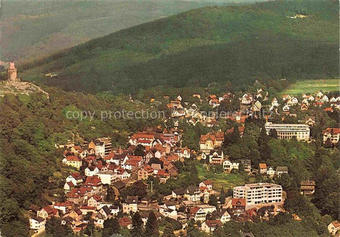 Falkenstein Ruine Taunus Fliegeraufnahme