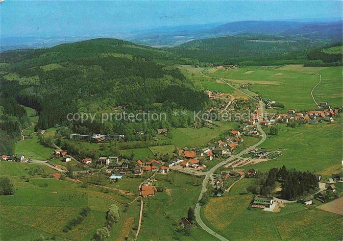 Gras-Ellenbach Grasellenbach Bergstrasse Hessen Fliegeraufnahme