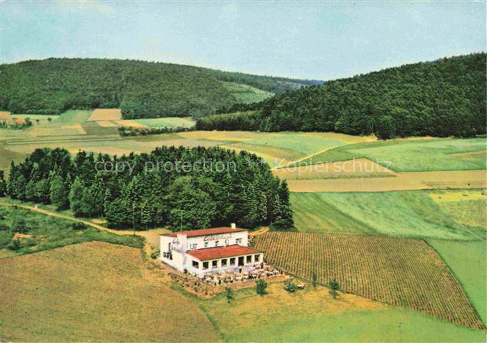 Gras-Ellenbach Grasellenbach Bergstrasse Hessen Cafe Huegel Fliegeraufnahme