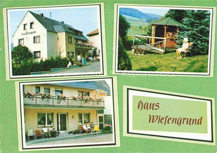 Waldbrunn Odenwald BW Pension Haus Wiesengrund Park
