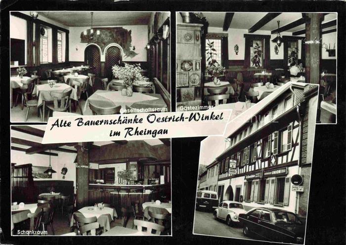 Oestrich -Winkel Rheingau Hessen Alte Bauernschaenke Hotel Restaurant Gesellscha