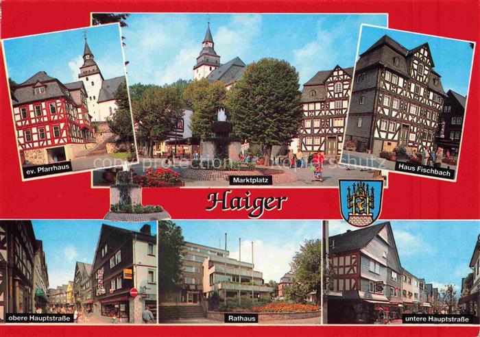 Haiger Hessen Ev Pfarrhaus Marktplatz Haus Fischbach Oberer Hauptstrasse Rathaus