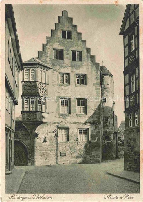 Buedingen Hessen Steinernes Haus