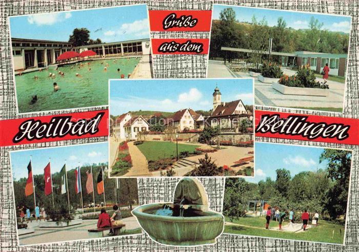 Bad Bellingen Mineral Thermal Heilbad Park Teilansichten