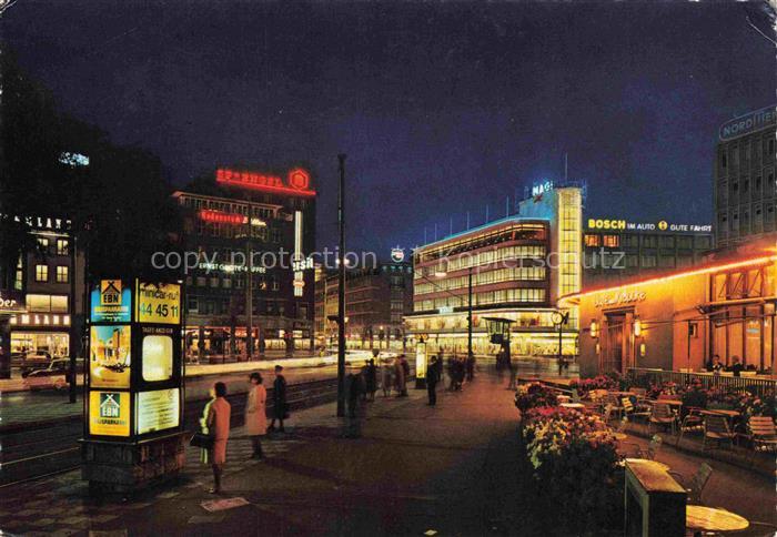 HANNOVER  CITY Am Kroepcke bei Nacht