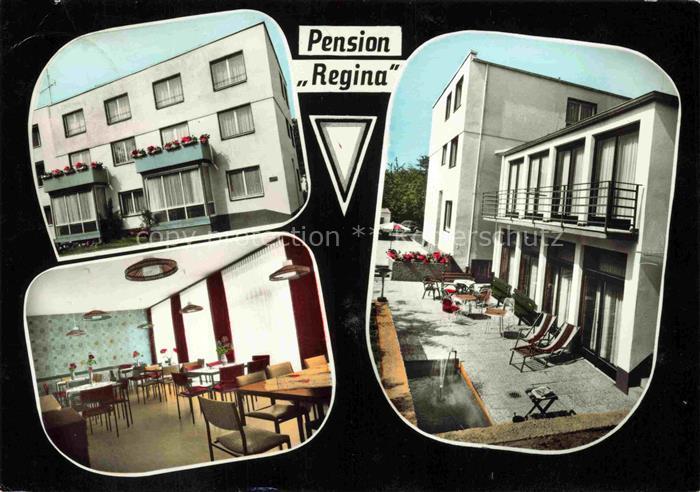 BAD SODEN  Taunus Hessen Pension Regina Speisesaal Terrasse