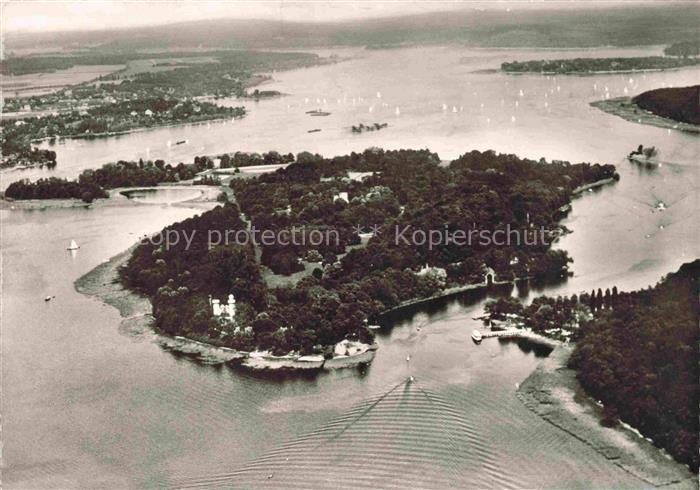 Wannsee STEGLITZ-ZEHLENDORF BERLIN Gaststaette Blockhaus Nikolscoe Fliegeraufnah