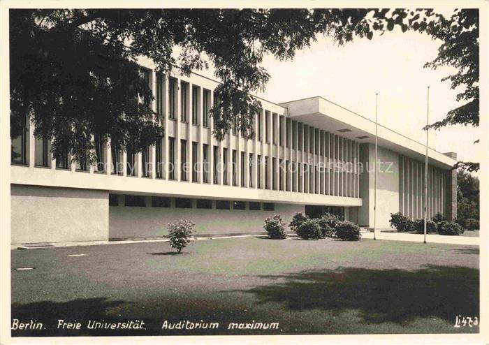 BERLIN  CITY Freie Universitaet Auditorium maximum