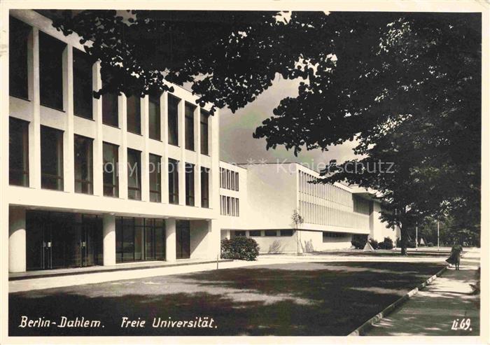 Dahlem  STEGLITZ-ZEHLENDORF BERLIN Freie Universitaet