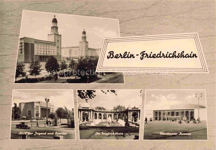 FRIEDRICHSHAIN-KREUZBERG BERLIN Frankfurter Tor Klub der Jugend Im Friedrichshai
