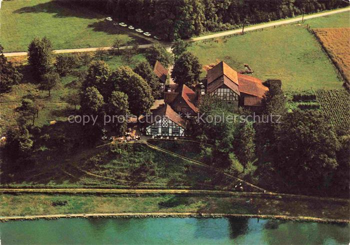 Reileifzen Bevern Holzminden Niedersachsen Gasthaus Zur Brille Fliegeraufnahme