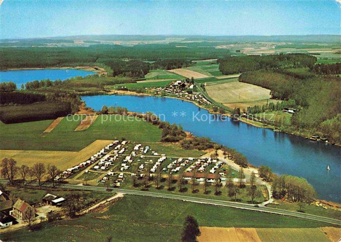 Kleinkotzenreuth Oberpfalz Campingplatz Goetz am Russweiher Fliegeraufnahme
