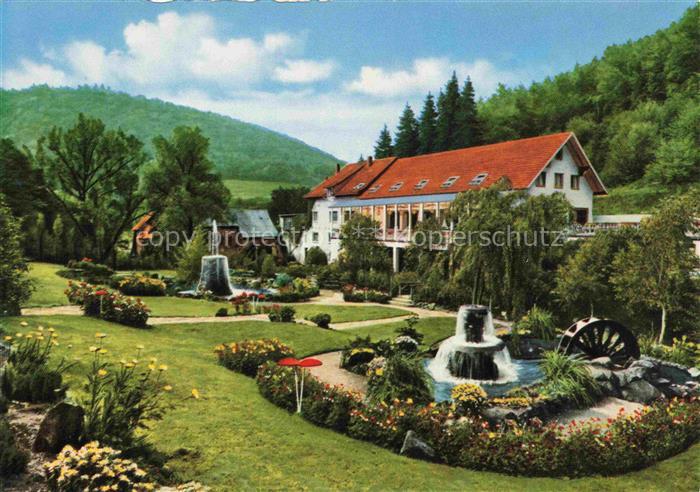 Riedener Muehle Mayen Eifel Rheinland-Pfalz Hotel Haus Hubertus Gartenseite