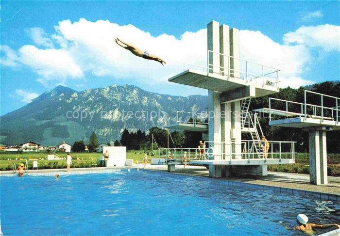 Inzell Traunstein Bayern Neues Sportschwimmbad Sprungturm