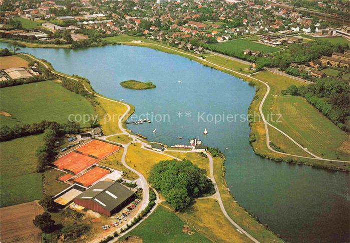 Ibbenbueren NRW Aasee Fliegeraufnahme