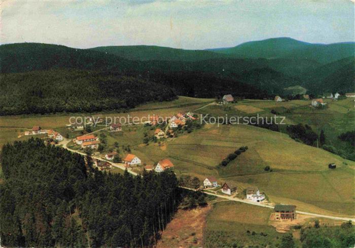 Huzenbach Baiersbronn Freudenstadt BW Fliegeraufnahme mit Silberberg