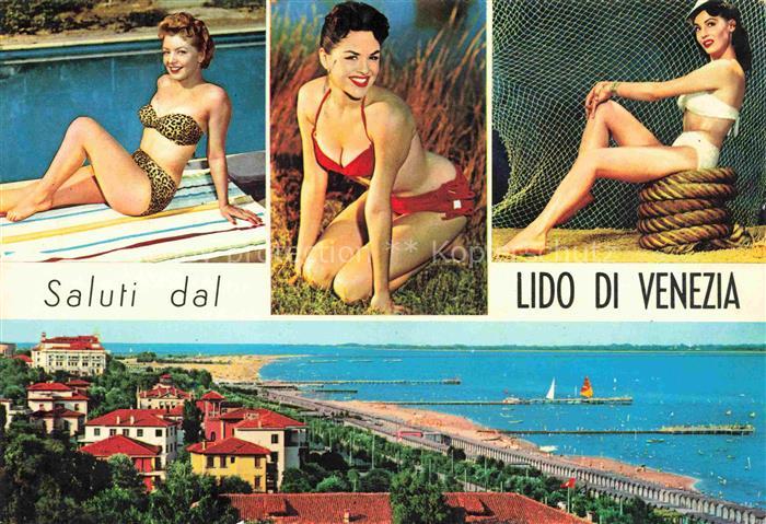 Lido di VENEZIA Venedig Venice Venise IT Bademodels Panorama