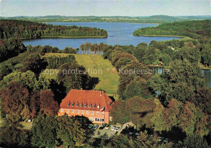 Ploen am See Schleswig-Holstein Fegetasche Hotel Restaurant Fliegeraufnahme